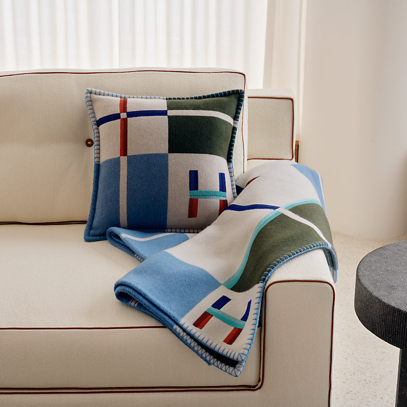 Avalon Rayon blanket - Beige | Hermès USA